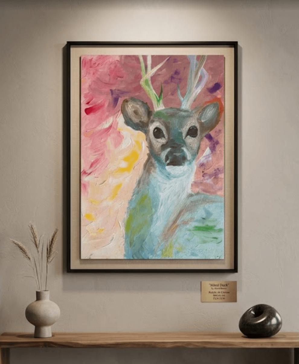 Farby akrylowe Zaczarowany las autorstwa JuliaArt - detale faktury